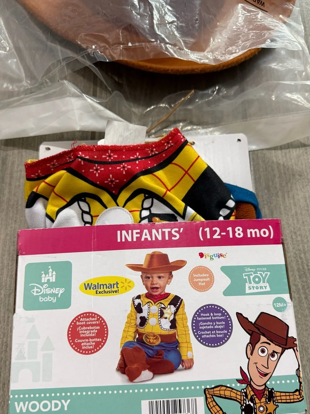 Disney Woody-Inspired Cowboy Costume - Yellow, Blue, Brown